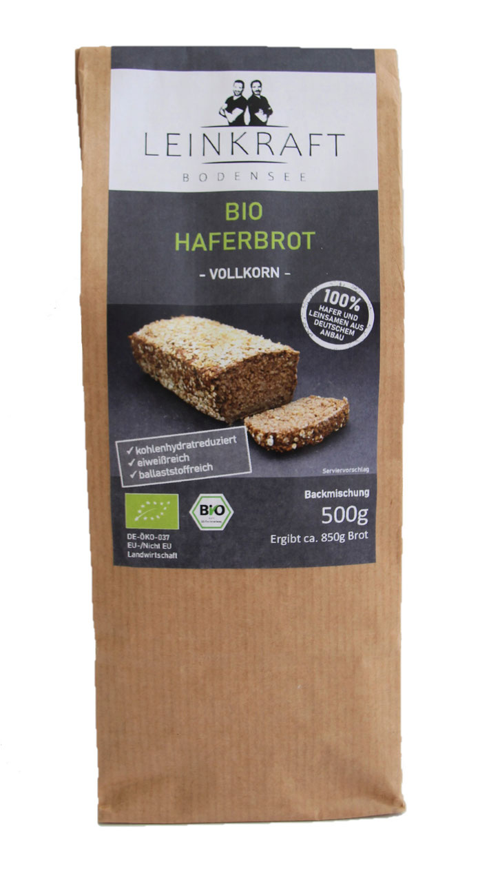 Bio Haferbrot Vollkorn Backmischung